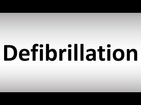 How to Pronounce Defibrillation
