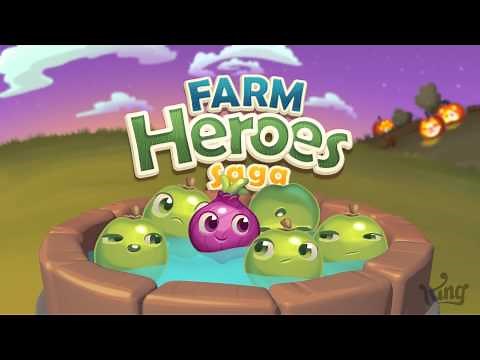 Official Farm Heroes Saga - Cropsie Apple Bobbing - Halloween