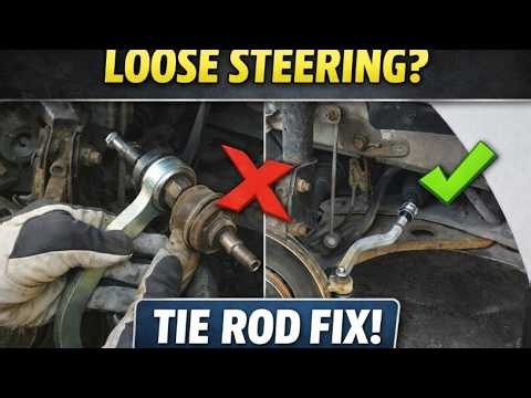 How to Replace a Tie Rod End, No special tools! Easy DIY Tutorial