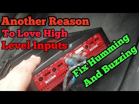 High Level Inputs Benefits | Fix Humming And Buzzing of Car Amplifier
