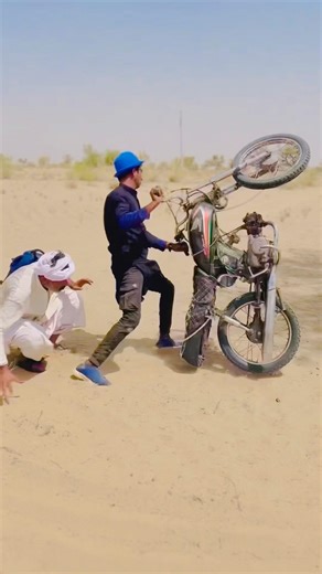 Bike Stunt with Old Man 😂 [Shafivibes]