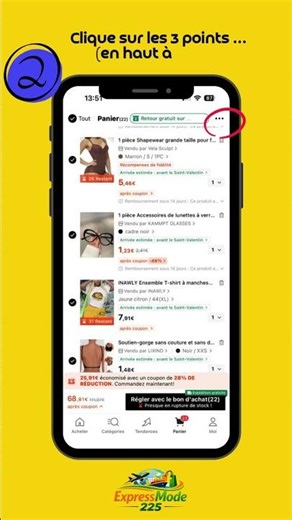 Comment envoyer ton panier SHEIN à ExpressMode 225 ? 📤 | Tutoriel facile en 7 étapes