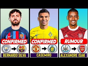 NEW CONFIRMED TRANSFERS & RUMOURS 2024 ✅🔥Ivan Toney, Florian Wirtz, Isak, Bernardo Silva🔥