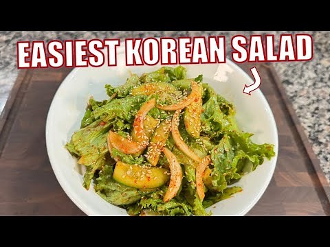 Korean Spicy Lettuce Salad You’ll Want to Eat Every Day (Sangchu Geotjeory)🥬✨