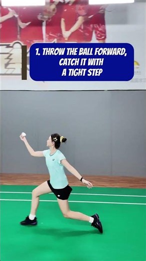 3 throw & catch shuttlecock training