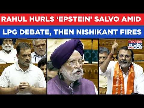Rahul Gandhi Vs Nishikant Dubey In Lok Sabha: LPG ‘Crisis’ Debate, 'Epstein' Then ‘Chai-Biscuit’ Row