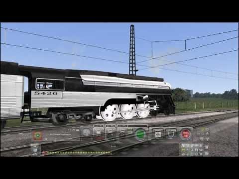 Train Simulator 2014 HD: New York Central J3a Hudson 90 MPH Speed Test With 24 Car Amfleet Train