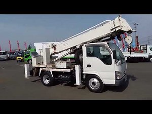 [穴掘建柱車] H18 エルフ アイチ製 D502 オーガ付 走行11万㎞ 車検付