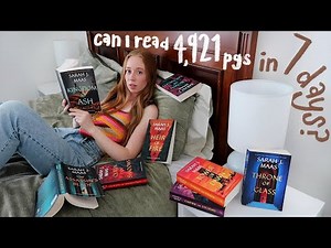 I tried to read the entire Throne of Glass series in 7 days 😳 *spoiler free*
