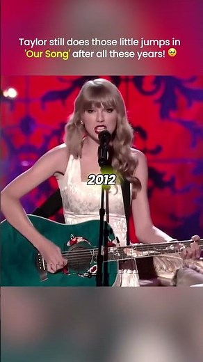 🥹❤️‍🔥 Taylor Still Does Those Little Jumps in Our Song After All These Years! #TaylorSwift #OurSong