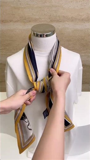 ScarfTyingTips RibbonTyingTips ScarfTyingTutorial FlatKnot Tying Methods ScarfTyingTips