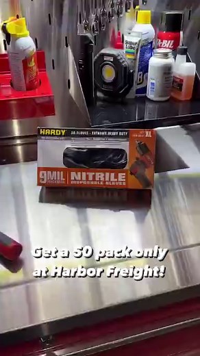 36K views · 538 reactions | These 9 mil Nitrile Powder-Free Gloves provide the best chemical resistance over latex and they are more than 3x more puncture resistant than latex or vinyl. Ideal for use with industrial solvents, fertilizers, and cleansers. #HarborFreight | Harbor Freight | Facebook