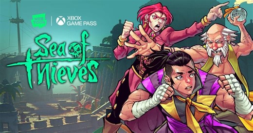 Sea of Thieves y Webtoon se unen: consigue un mes de Xbox Game Pass gratis