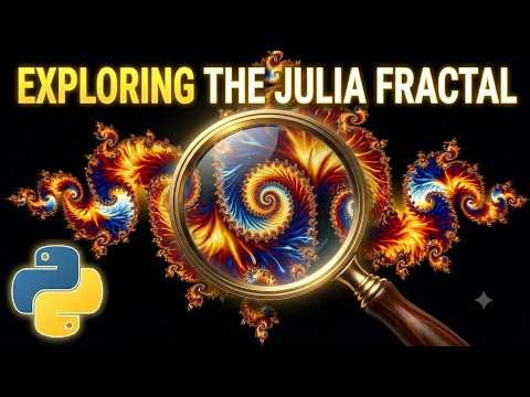 Dragon Julia Set Zoom (Python Code Animation)