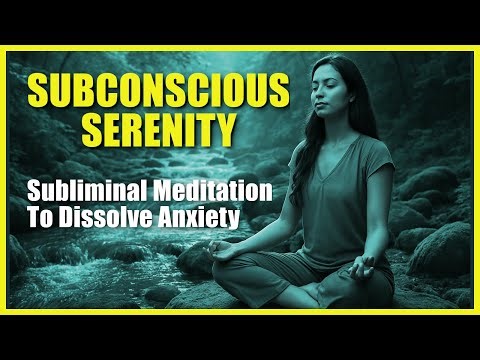 Anxiety Reduction With Subliminal Affirmations | Calming Sound of Flowing Stream