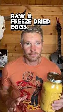 Freeze Dry Raw Eggs for 15 Years of Storage and Perfect Nutrition