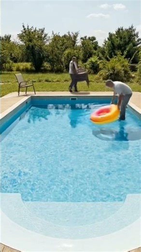 Dirty Pool Transformation to Crystal Clear Oasis | Satisfying Restore #shortvideo #transformation