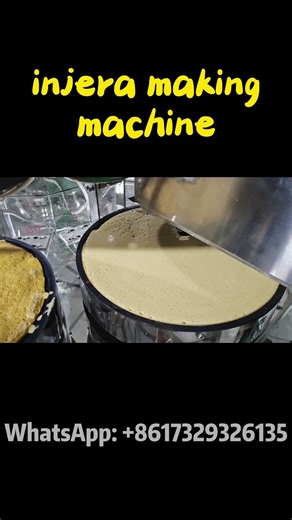 Injera Making Machine Working Process | From Batter to Injera #injera #foodprocessing #pasta