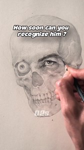 6.6M views · 5.7K reactions | How soon can you recognize him? #anatomydrawing #pencildrawing #art #drawingtutorial #drawing #pencilart #howtodraw #sketch #skull #billyzane | Raw Pencil Art | Facebook
