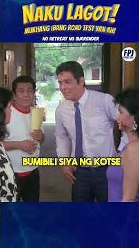 Iba pala yung niroroadtest! #FPJ #SusanRoces #fpjmovies #NoRetreatNoSurrender