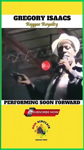 Reggae Royalty Gregory Isaacs Performing Live #Music #Shorts