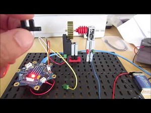 Mit dem Calliope Mini die Fischertechniklichtschranke auslesen