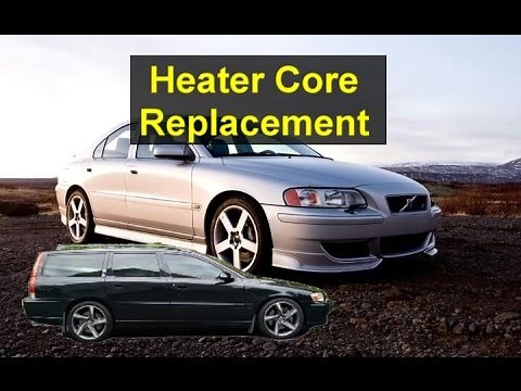 How to replace the heater matrix core replacement, P2 Volvo S60, V70, XC70, S80, XC90, etc. - VOTD