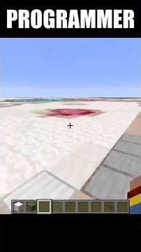 noob vs programmer #minecraft #programming