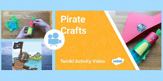 EYFS (Ages 3-5) Activity video: Pirate Craft Activities