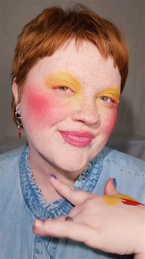 234 reactions · 9 comments | From the yellow shadow look, to the bright red blush moment... absolutely living for this look @leealtringer created using: ⠀⠀⠀⠀⠀⠀⠀⠀⠀ Teletubbies Palette Tubby Custard Lip Gloss Tinky Winky’s Purse blush Teletubbies 4-pc Brush Set | Trixie Cosmetics | Facebook