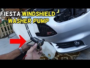 HOW TO REPLACE WINDSHIELD WASHER PUMP ON FORD FIESTA MK7 ST