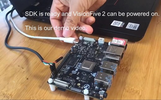 赛昉 RISC-V 开发板 VisionFive 2 编译、烧录、启动操作系统