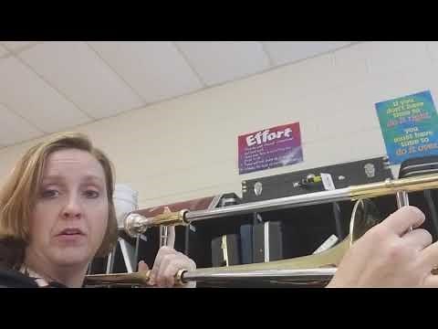 How to Play the Concert A flat Major Scale for trombone