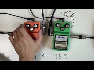 Boss DS1 + Ibanez TS9 Pedal Stacking with Strat (no talking)