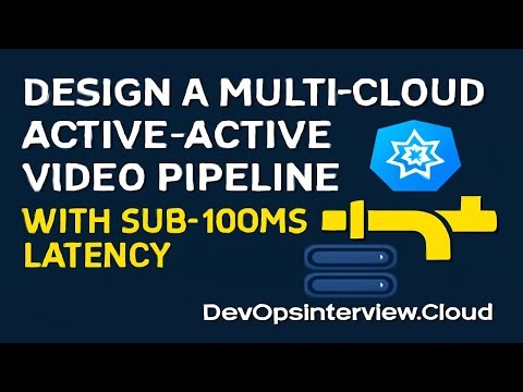 Design a Multi-Cloud Active-Active Video Pipeline With Sub-100ms Latency