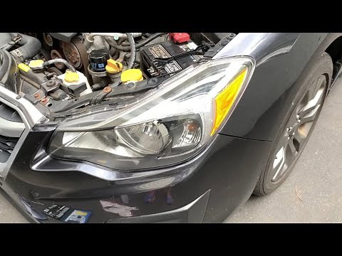 Subaru Impreza - Parking Light and Front Marker Light Replacement with LED Lights