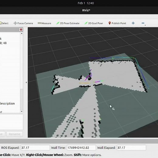 How to Map an Environment Using the STL-27L LiDAR with SLAM Toolbox in ROS 2