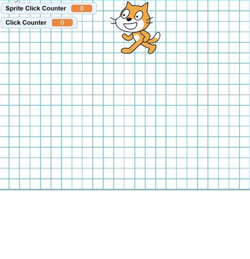 How To Make A Working Clicker Count And Working Sprite Click Counter in Scratch