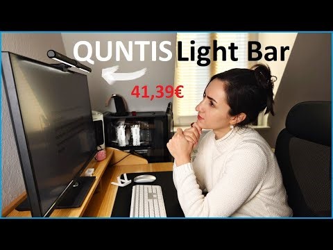 Quntis Monitor Light Bar Review: Wie BenQ aber deutlich günstiger / Computer Monitor Lampe /Moschuss