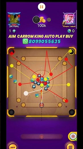 🔥 New Carrom Pool Hack | Aim Carrom King Auto Play 🎯 How To Use Auto Play hack