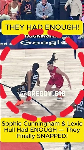 Sophie Cunningham & Lexie Hull Had ENOUGH — They Finally SNAPPED! #caitlinclark #sports #wnba