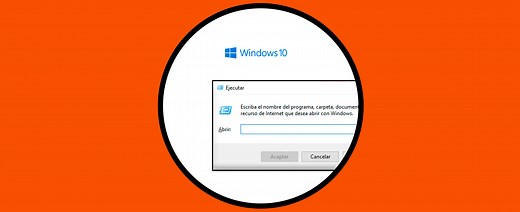 Abrir Ejecutar en Windows 10