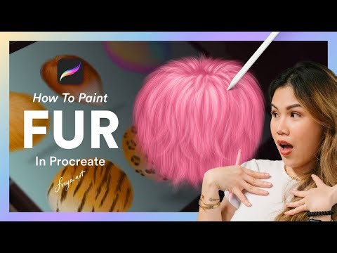 Realistic Animal Fur Painting Techniques: Procreate Easy Tutorial! 🦊🐯