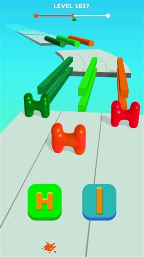 Blob Shifter 3D Level - 1493 #games #shorts #gameplay #gaming