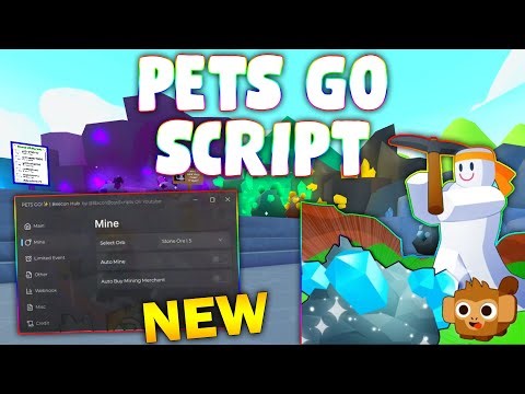 *NEW* PETS GO Script (PASTEBIN 2025) ( AUTO MINE , AUTOFARM, AUTO COINS,VENDING MACHINE, AUTO BAG )
