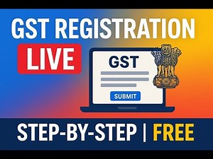 GST Registration LIVE — Fill Form, e-KYC & Submit (FREE, Step-by-Step)