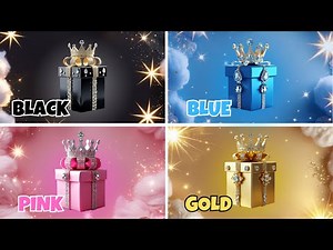 Choose Your Gift 4 🎁💗💛🌈 | Gift Box 4 - Choose One Gift | 4 giftbox 👑 #chooseyourgiftbox