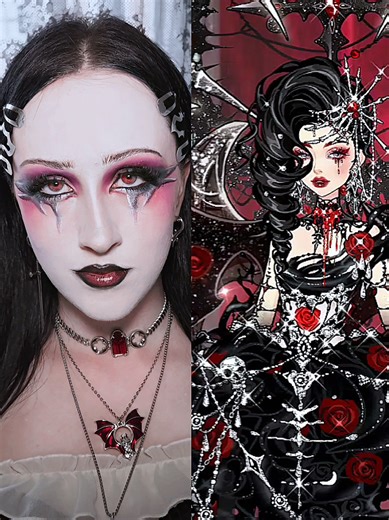 SuitU Phantom Revival Vampire Makeup Look Tutorial