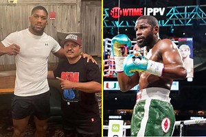 Joshua's ex-coach names four world champions Mayweather could beat today