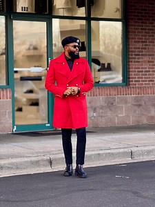 RED STATEMENT CASHMERE OVERCOAT..“Step into the holidays with bold elegance! Our red statement overcoat is the ultimate showstopper for the season. Perfect for making memories in style!”..#mensfashion #stanlionclothing #luxuryfashion #suitup #suitup #stanlionstyle #standout #standout #fashionista #fashionforward #highfashion #stanlion | Stanlion Clothing